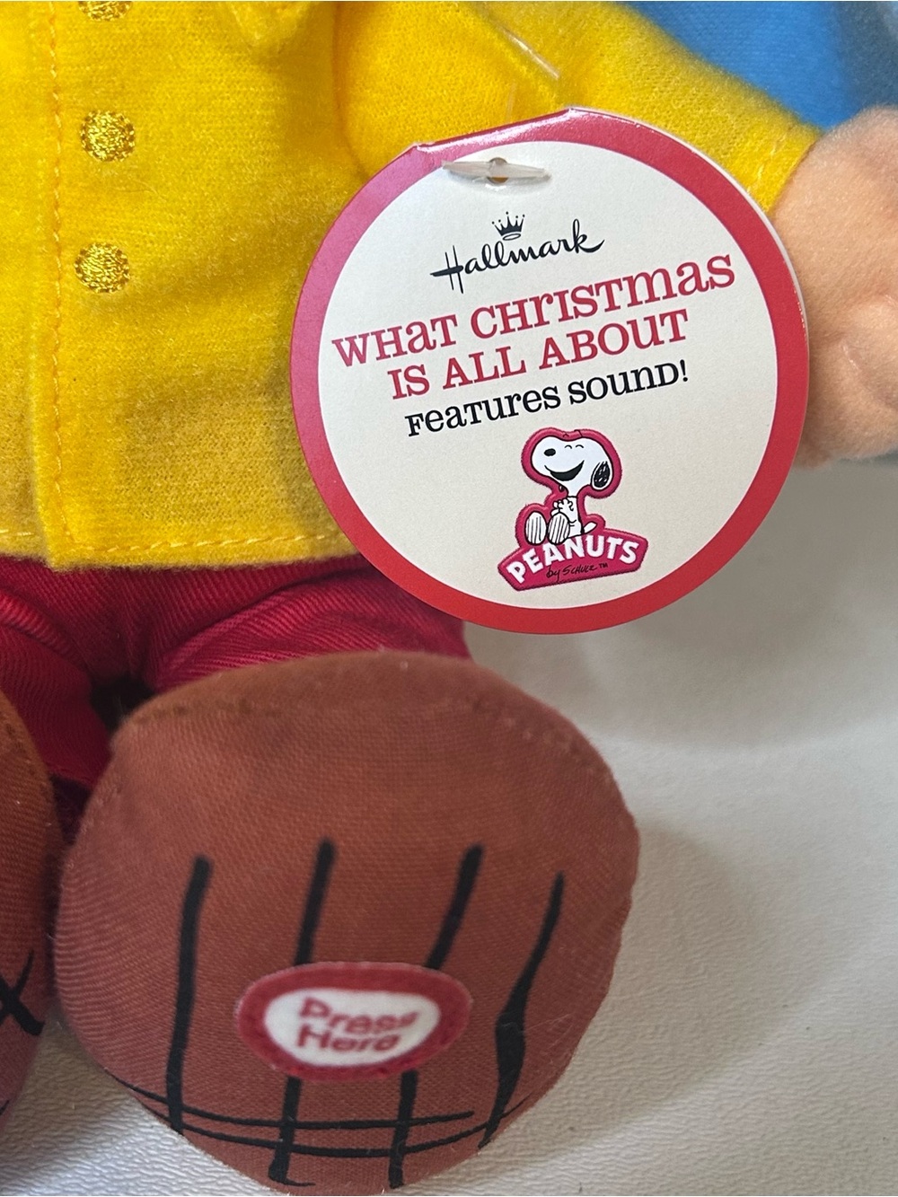Hallmark Peanuts Linus Shepherd What Christmas Is All About Talking Plush Works - Picture 7 of 10
